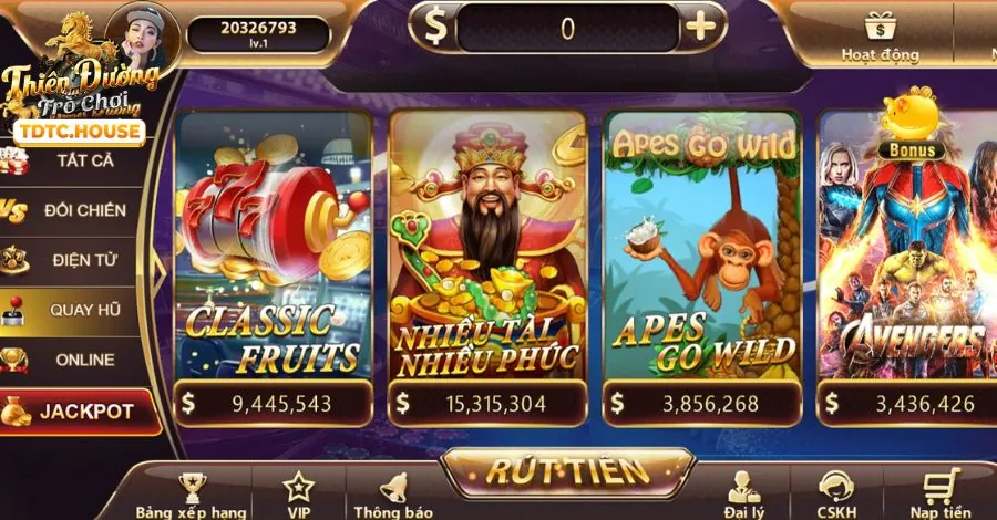 Nạp tiền và nhận khuyến mãi 999ok cổng game